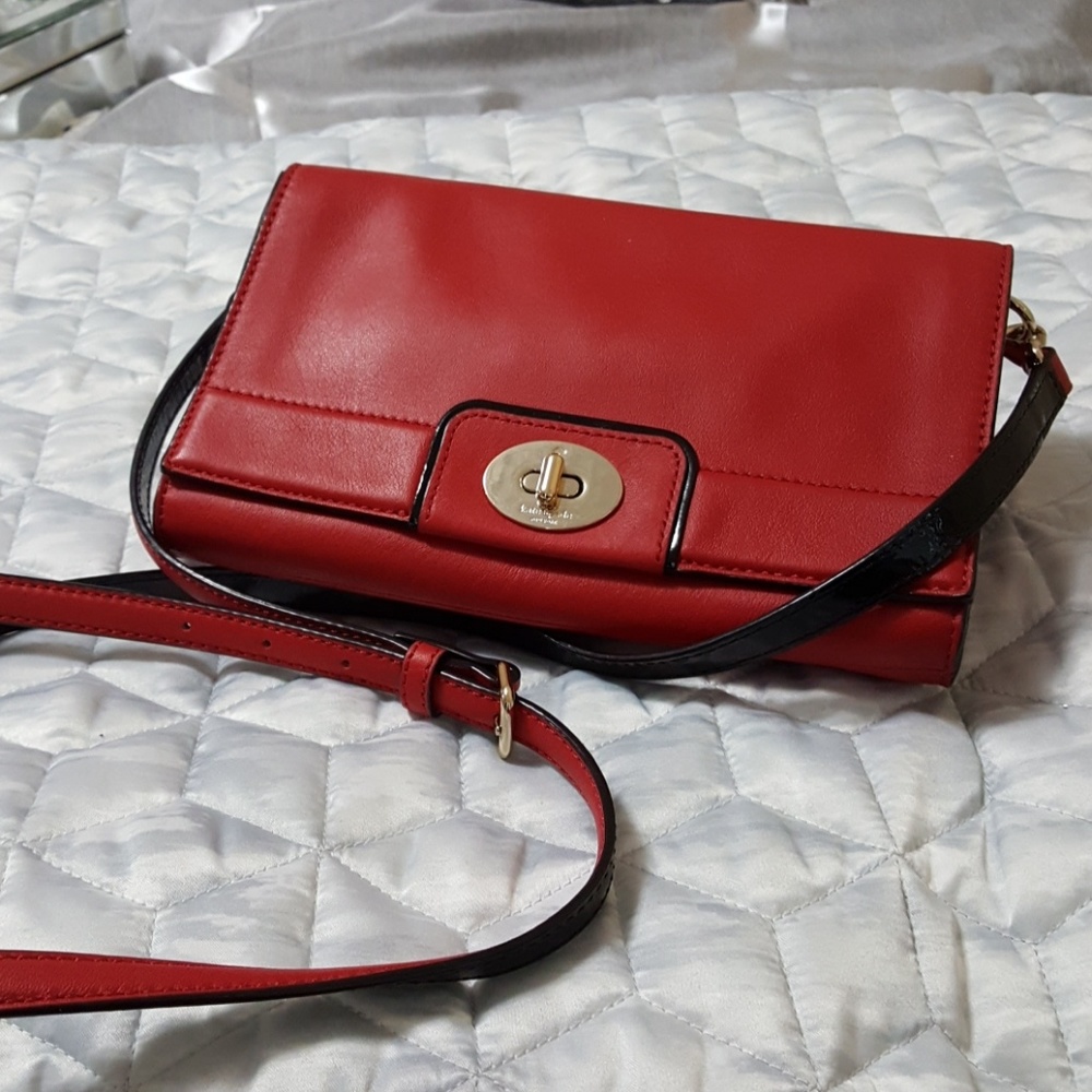 Authentic Kate Spade red crossbody